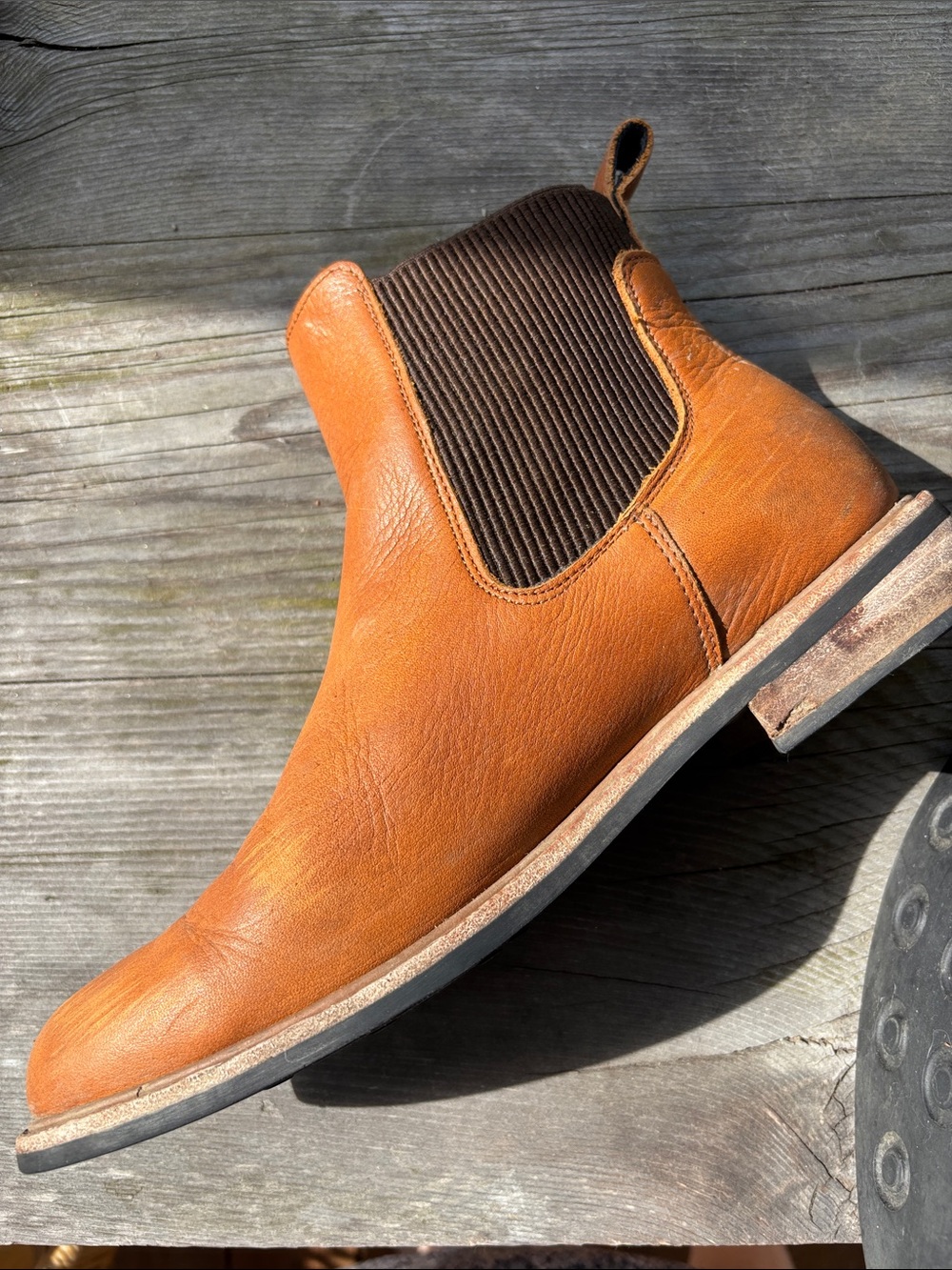 Nisolo Carmen Chelsea Boot 2.0 British Tan - Picture 2 of 6